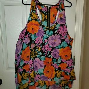 Floral tank top